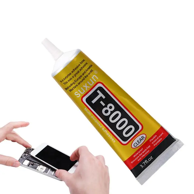 T8000 15ML / 50ML/ 110ML Phone Repair Adhesive Clear Contact Glue For Glass Plastic Universal D IY Projects