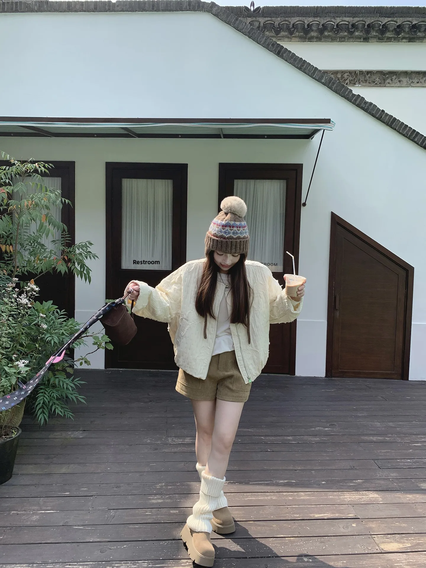 

EVNSLE зимнее новое свободное круглое теплое хлопковое пальто с вышивкой, женская хлопковая одежда, удобная длинная молния све