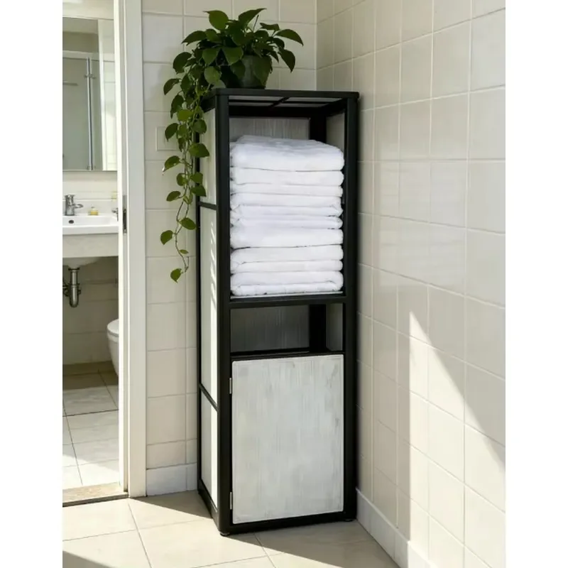 Outdoor Modern Single Hotel Towel Rack Pool Storage
