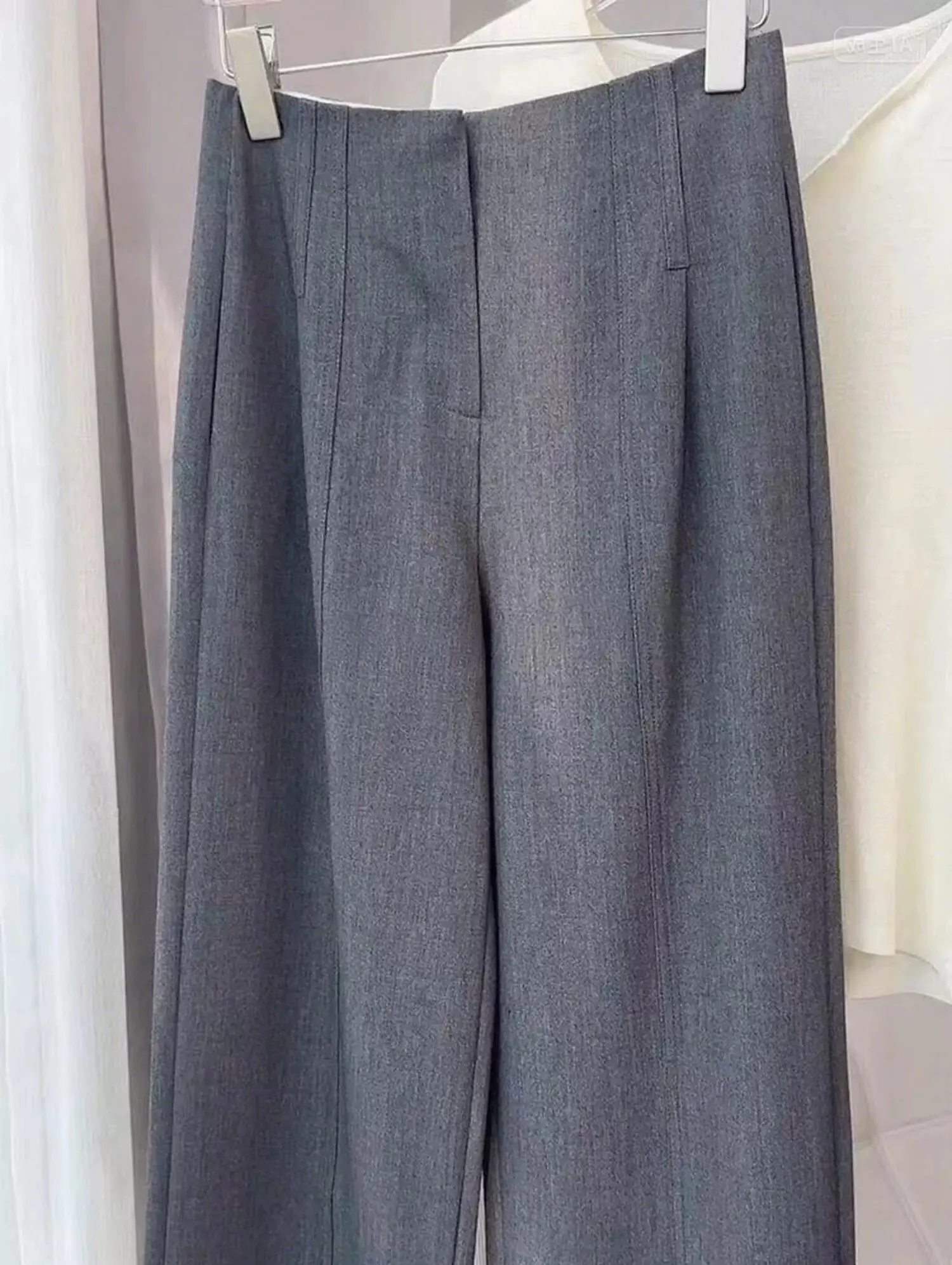 

Slimming High Waist Straight Leg ey Casual Pants Women's Faion Autumn 2025 Wide Leg West Pants Casual Trousers