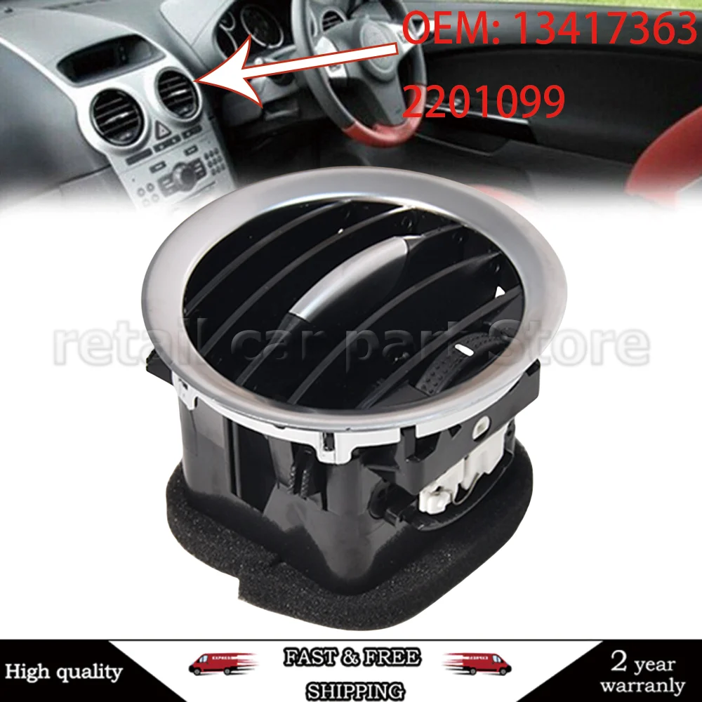 

For Opel ADAM CORSA D MK3 Vauxhall Car A/C Air Vent Cover Outlet Grille 13417363 2201099 1814154 13365420 13180765 13180868
