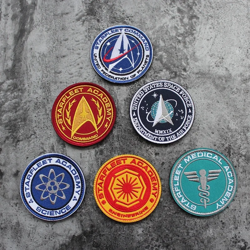 US Force Army Star Patches Embroidery Spartan Alien Tactical Stripes Badges for Clothes Backpack I Want YOU DIY Decoration