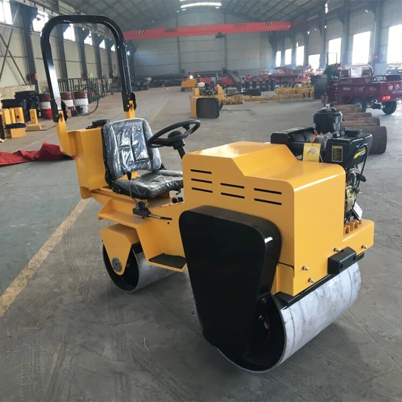 الشركة المصنعة لآلات البناء ذات الطبل المزدوج وضاغط الأسطوانة الاهتزازية والديزل الهيدروليكي آلة الأسطوانة الصغيرة #3