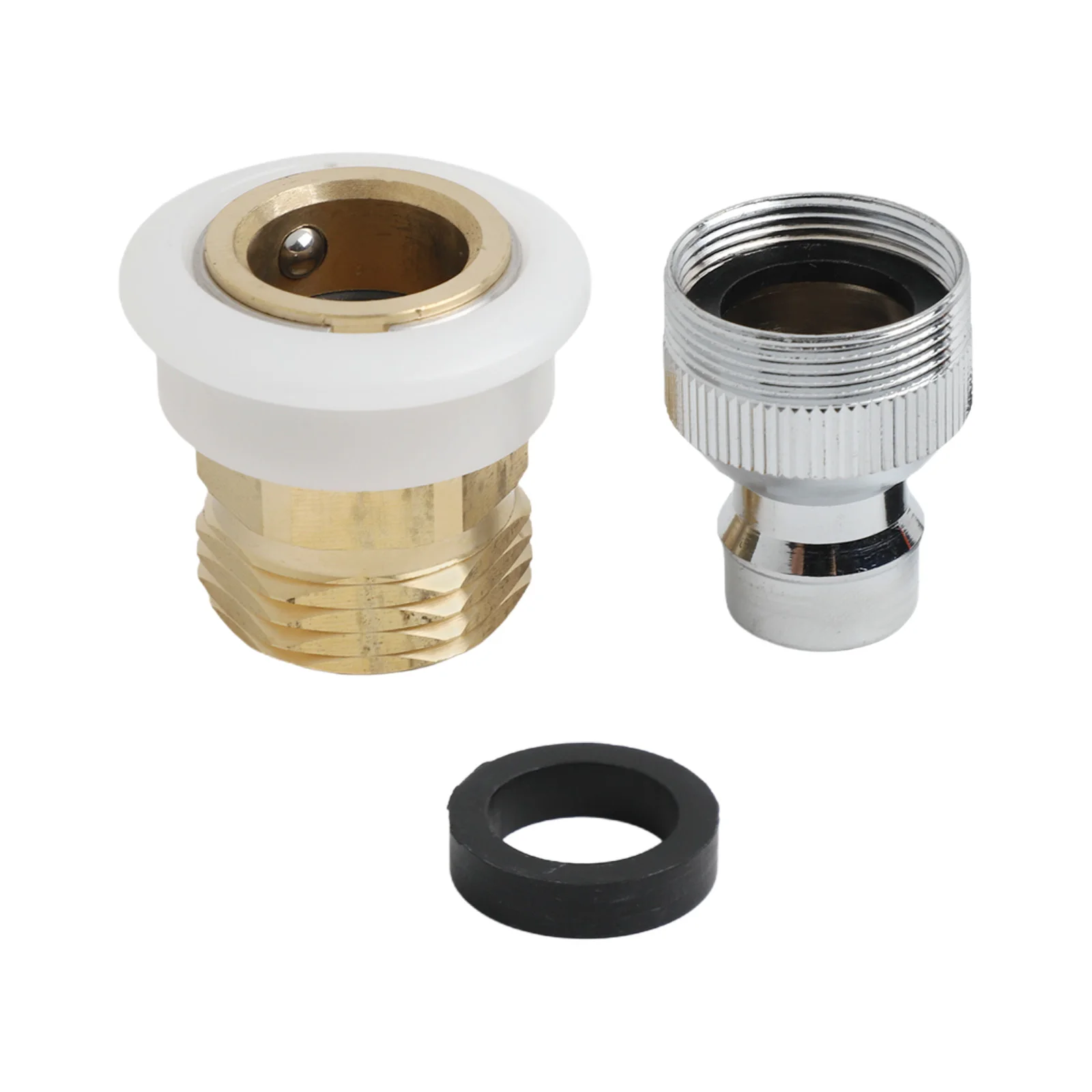 อะแดปเตอร์เครื่องล้างจานสำหรับใช้ในบ้าน 27F อะแดปเตอร์ก๊อกน้ำเครื่องล้างจาน อะแดปเตอร์อ่างล้างจาน ข้อต่อแบบเร็ว ติดตั้งแบบ Snap-on