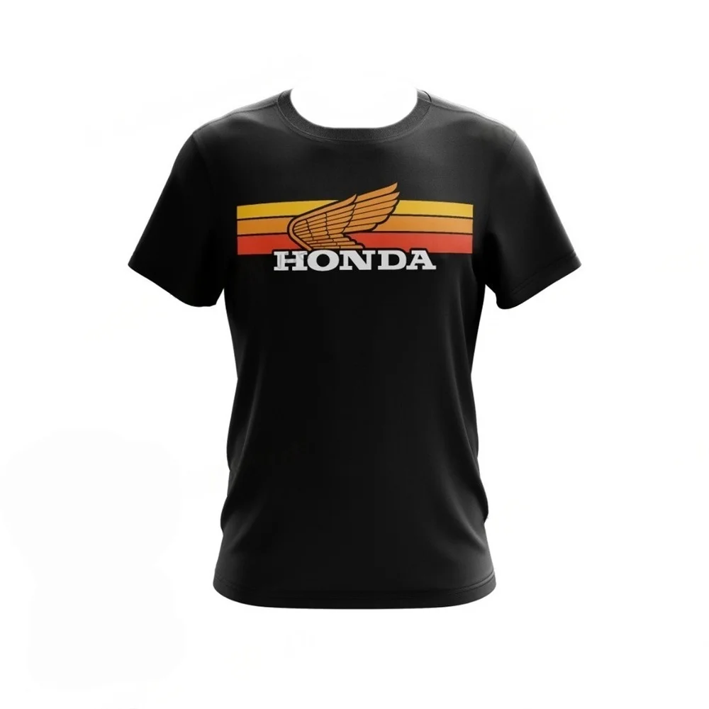 

HONDA Men's Quick-drying T-shirt Fashion Motorcycle Tangshan Short-sleeved Casual Breathable Sweat-absorbent Outdoor Sports Tops