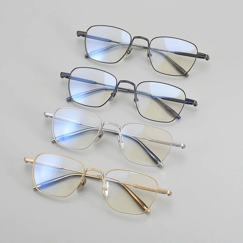 Belight ottico forma quadrata design classico uomo donna occhiali da vista in titanio puro montatura per occhiali 831