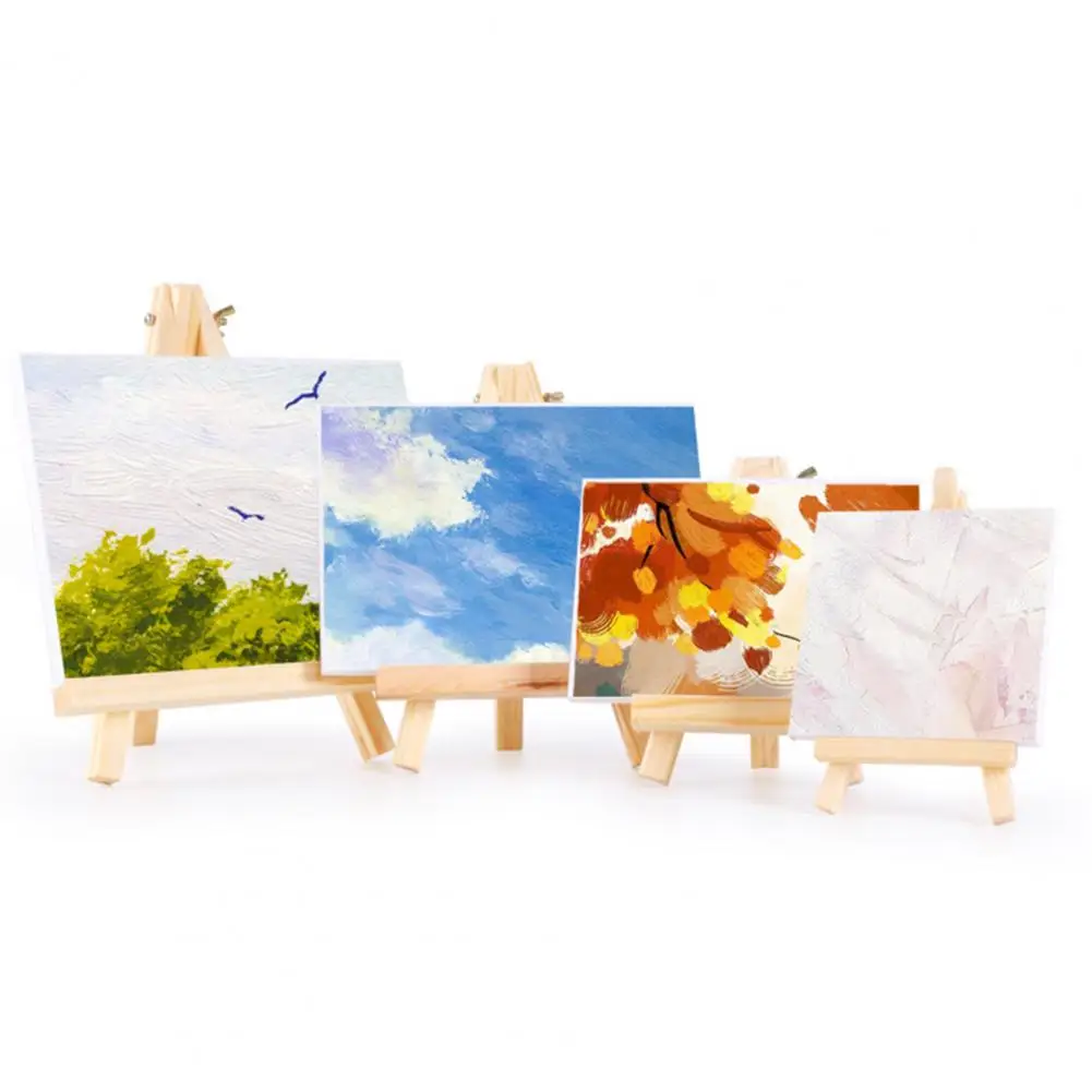 

Art Display Tripod Stand Wooden Easel Painting Project Display Stand Canvases Easel Stand Adjustable Tilt Artist Studio Easel