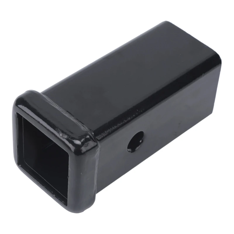 6 inch Trailer Receiver Tube with Welded Steel Square Body and Flanged Opening for Towing Connection Modification and Attachment