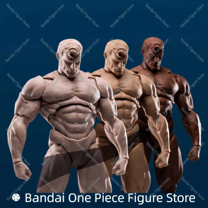 

MORFIG 1/12 Scale Male Strong Muscle Body Super Flexible Joint Body 17.3cm White/Yellow/Black Soldier Action Figure Body Doll