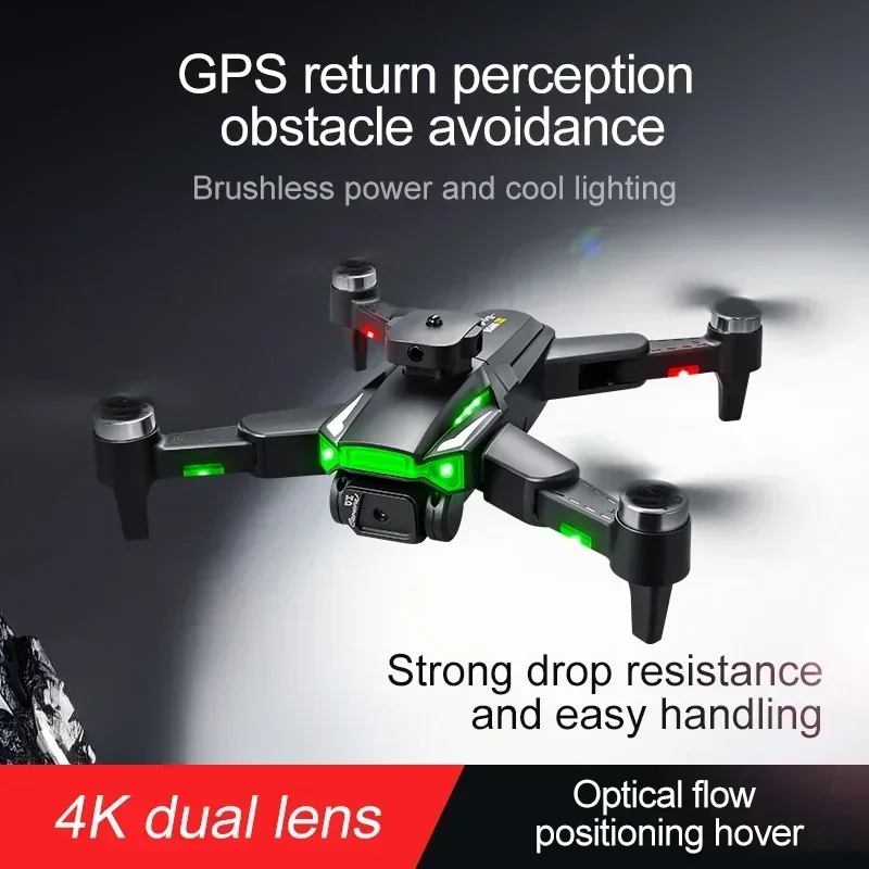 New RG606 Max Mini Drone Professional HD Dual Camera 5G WIFI Optical Flow GPS Return Brushless Obstacle Avoidance Dron Toy 1200M