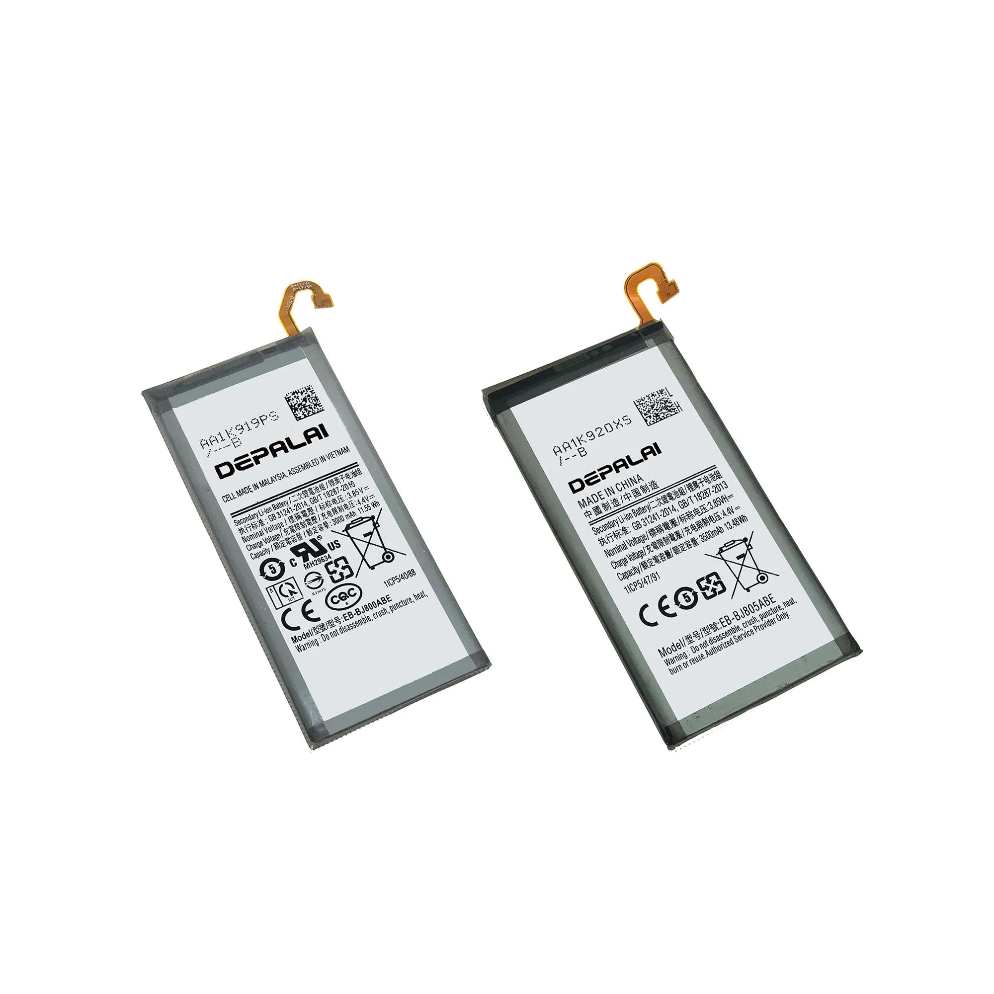 EB-BJ800ABE Battery For Samsung Galaxy A6 2018 A600 J6 J600F Plus A6+ A605F A6050 Batteries EB-BJ805ABE phone battery