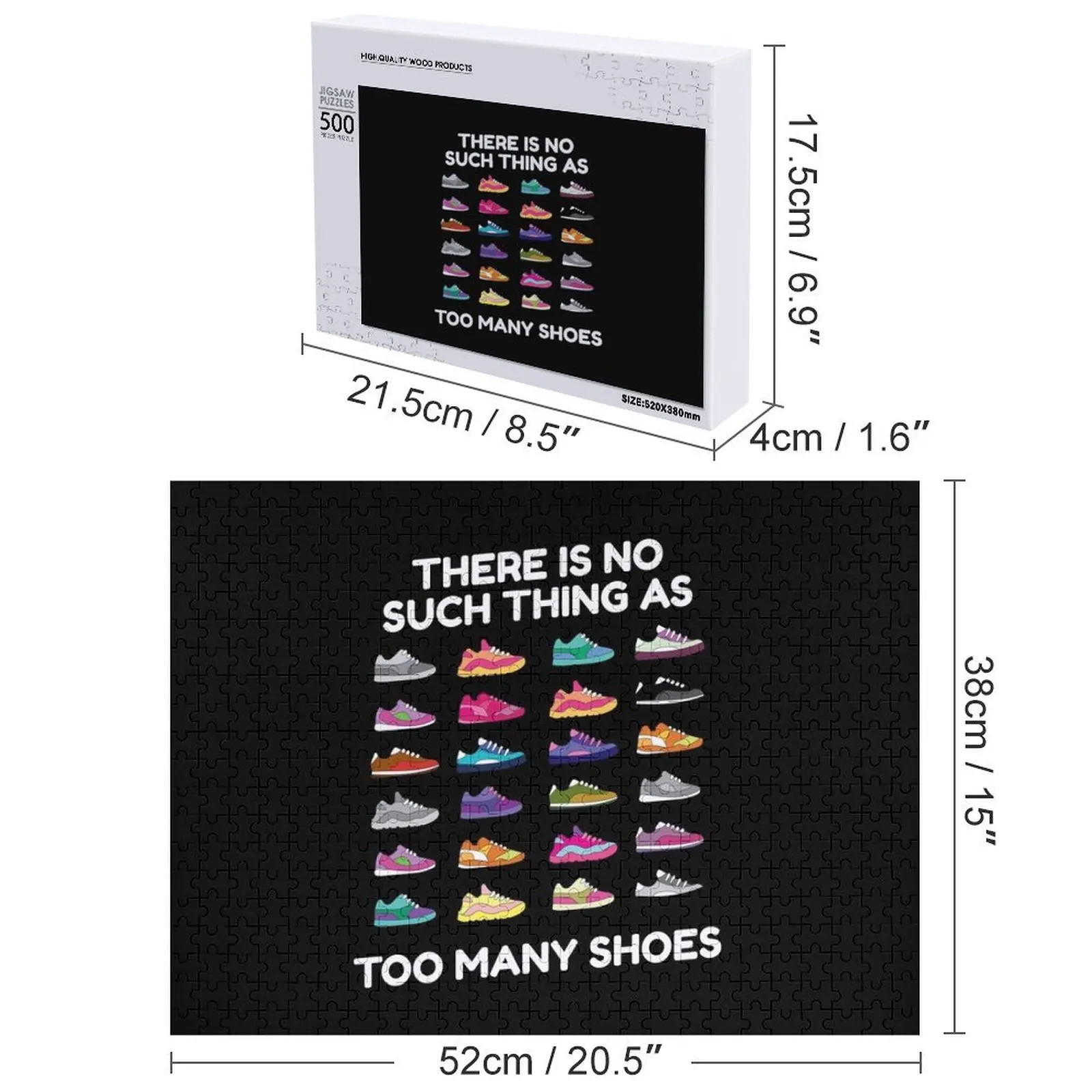 إلى العديد من الأحذية الرياضية Turnschuhe Jigsaw Puzzle ألعاب الأطفال الصغار ألغاز خشبية للكبار