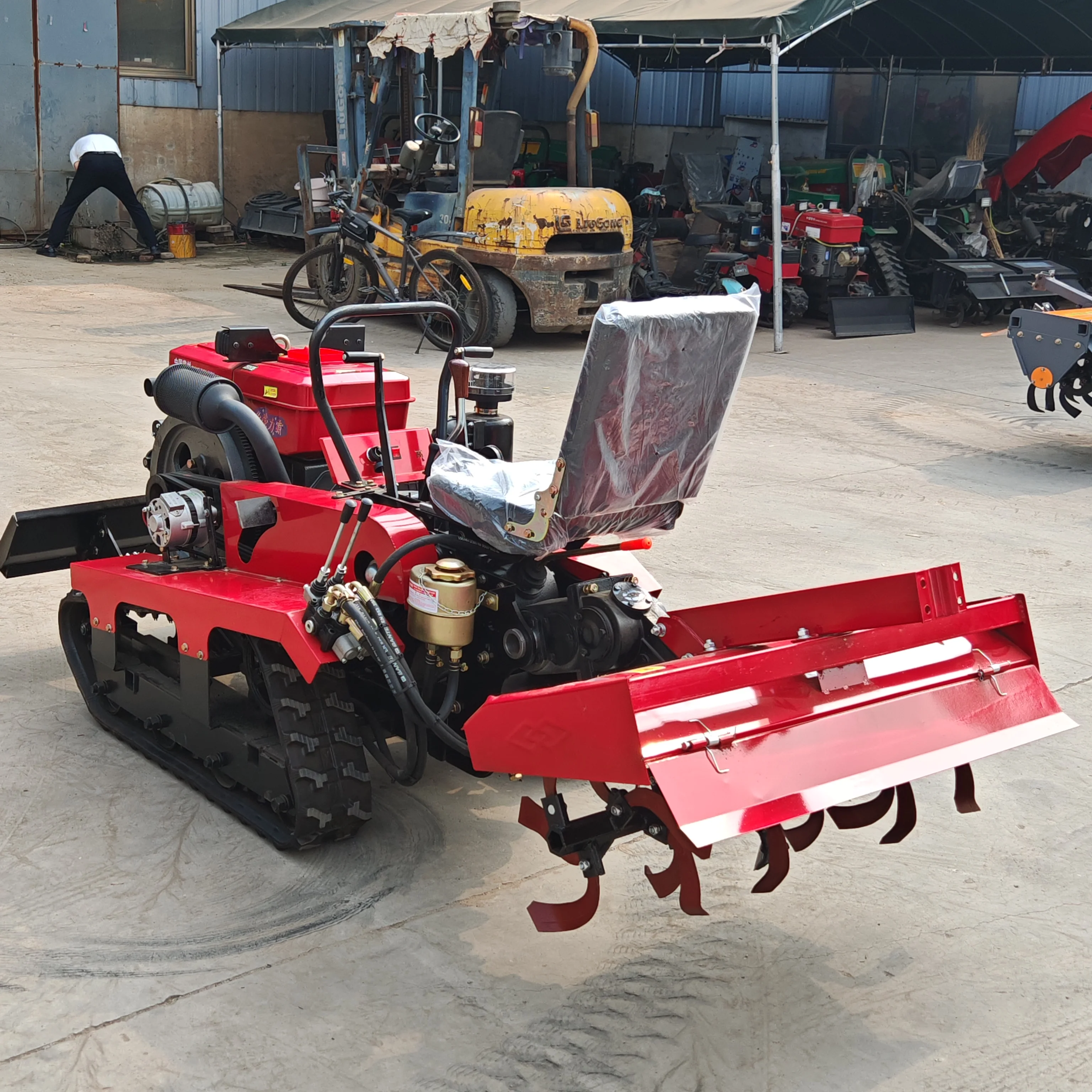 Mini Small Walking 25 HP Rotary Tillers Tillers Efficient Tillage Agricultural Cultivators Power