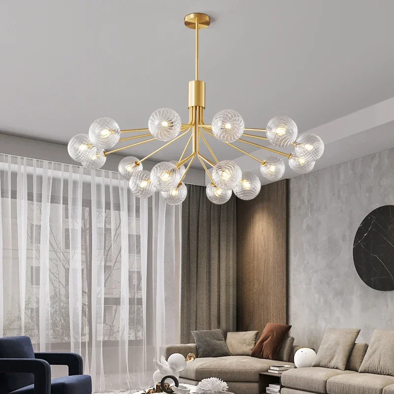 

FSS Modern Chandelier Bedroom Pendant Light Indoor Lighting Ceiling Hanging Lamp For Living Room Dining Hotel Kitchen Home Decor