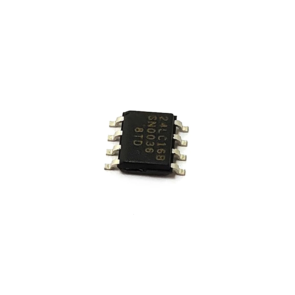 10pcs 24LC16 24LC16B Package:SOP8,16K 2.5V I 2 C O Serial EEPROM