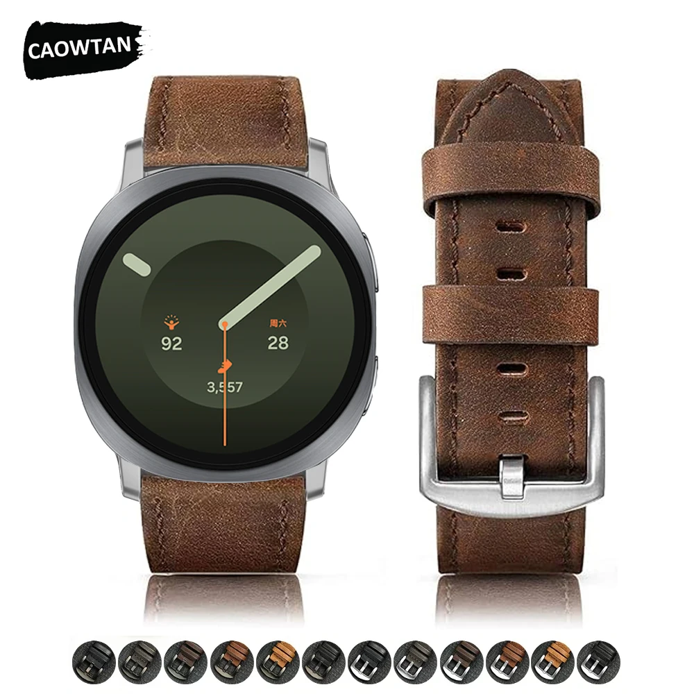 Strap for Samsung Galaxy Watch 9 8 40MM 44MM No Gaps correa PU Leather Wristband for Galaxy Watch 8Classic 46mm Classic Bracelet