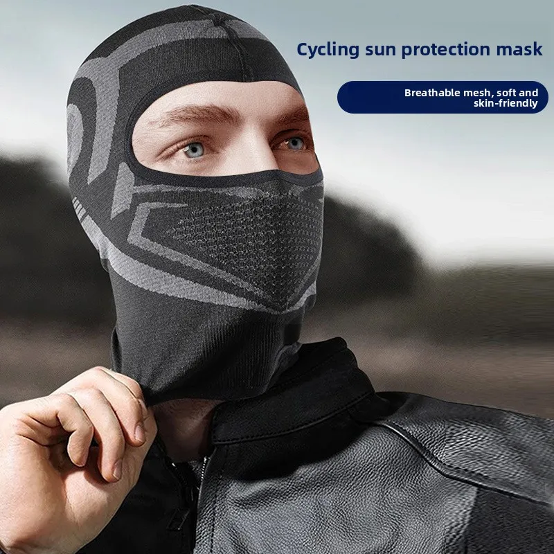 Autumn Winter Cycling Mask Outdoor Mountaineering Skiing Sports Breathable Motorcycle Headgear Windproof Thermal Face Mask