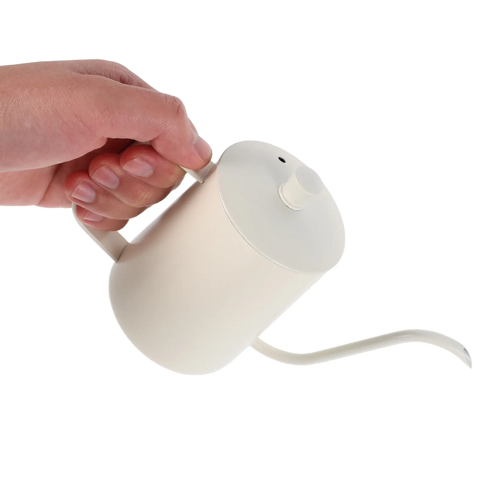 

Hand Drip Coffee Pot Stainless Steel Gooseneck Kettle Long Spout Lid Included Tea Pitcher For Camping Stove Top