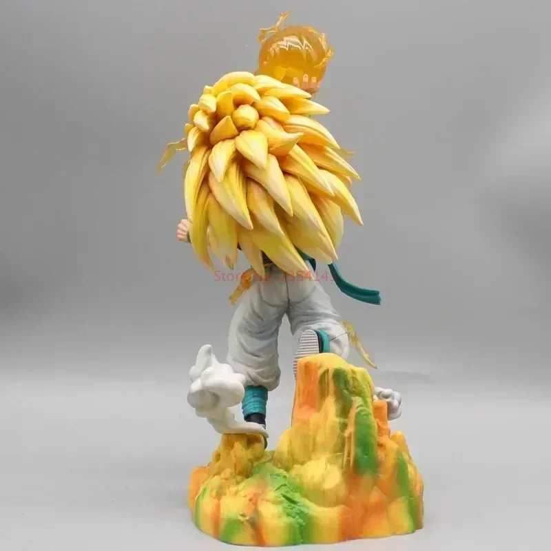 28Cm Gotenks Dragon Ball Beeldje Super 3 Gotenks Actiefiguren Kunnen Licht Pvc Anime Model Collectie Ornamenten Speelgoed Cadeau Uitzenden