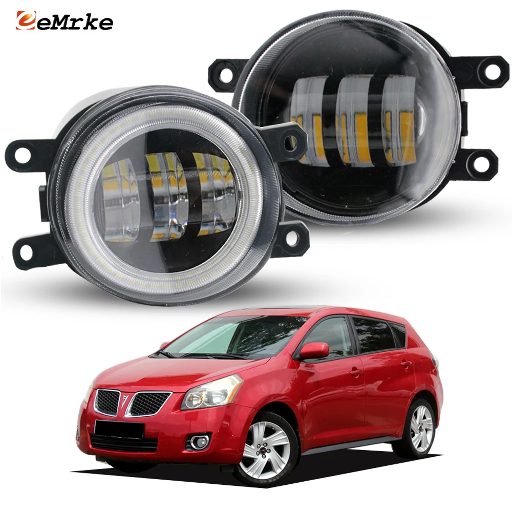 

Optional 30W 40W 50W Led Fog Light Lens for Pontiac Vibe 2 2008 2009 2010 / Exclude Vibe GT Angel Eye DRL PTF Daylight Low Beam