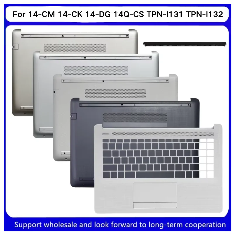 New For Kailxuling 14-CM 14-CK 14-DG 14Q-CS TPN-I131 TPN-I132 240 245 246 G7 Upper Case Palmrest Cover/Bottom Case Base Cover