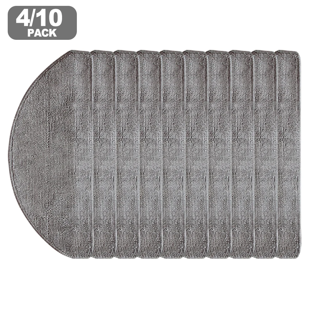 10/4 個マイクロファイバーモップ布掃除機モップ布キットポラリス PVCR 4250 / 4260 ロボット掃除機部品アクセサリー