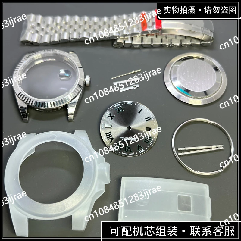 

Assembled Watch Accessories, Watch Case Compatible with Swiss ETA2824 2836 3235 Movement 904 Steel Case Set 41MM