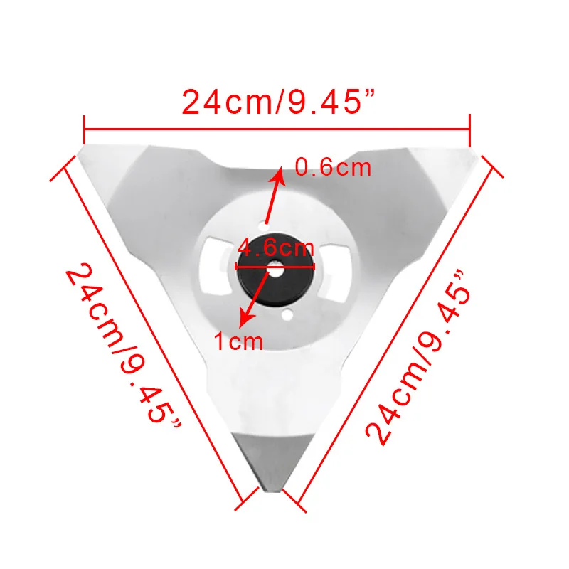 Grande lame de tondeuse à gazon triangulaire, lame de coupe de remplacement Robomow RS RC en acier inoxydable pour jardin