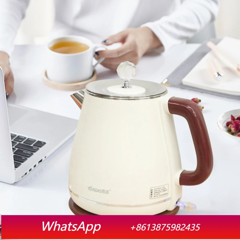YJQ stainless steel electric kettle kettle household double-layer intelligent automatic power failure