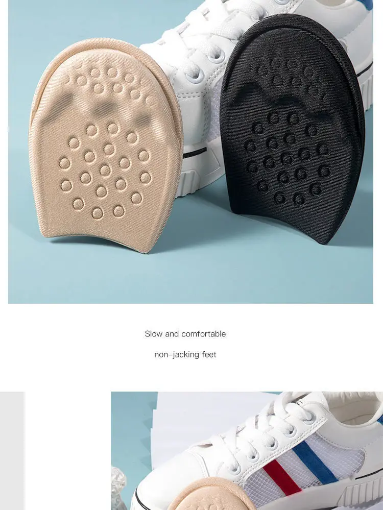 Vorfußpolster für Damen, hohe Absätze, halbe Einlegesohlen, rutschfester Vorfußschmerzlinderungseinsatz, Schuhgröße reduzieren Füllstoff für zu große Schuhe – Detail 16