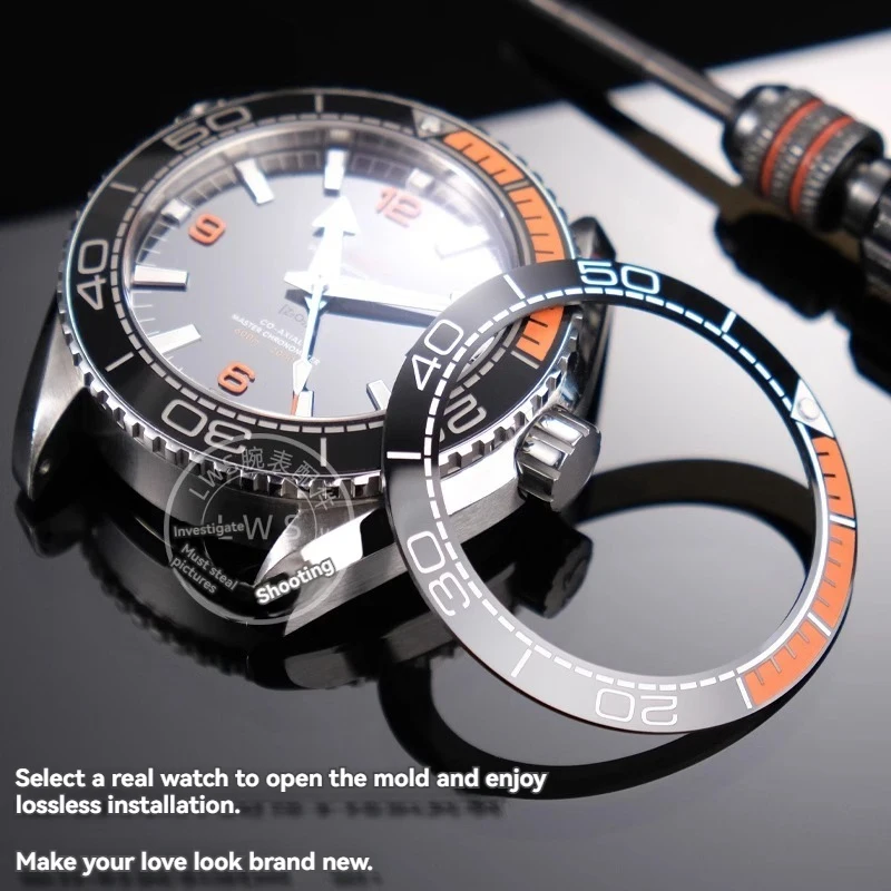 40/42mm High Quality Ceramic Watch Bezel Insert For Omega Seamaster 300 Sea Scale Circle Replace Colorful Ring watch accessories