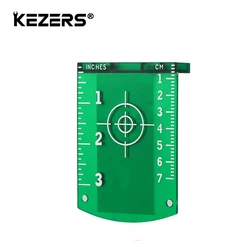 KEZERS Green Laser Target Card Plate For Green Laser Level Suitable For Line Lasers