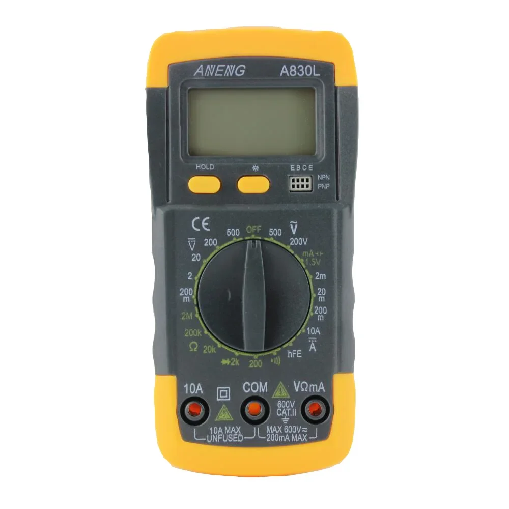 High-quality High-precision Digital Multimeter A830L 830L Multimeter Hand-held Portable Multi-function Multimeter TESTEK-830