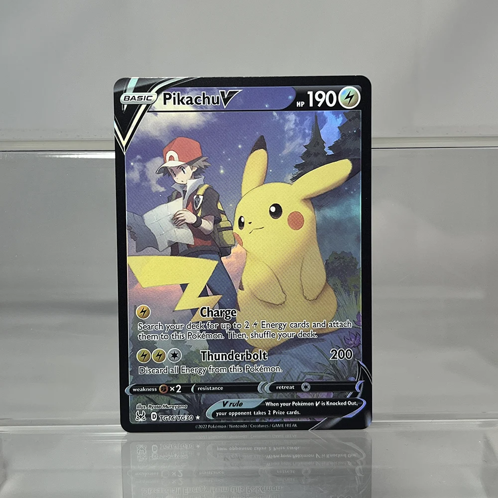 Pokémon Flash Cards Sword&Shield Single Trading Cards Pikachu Snorlax Marnie Holographic Proxy Cards PTCG Cards Kids Toys