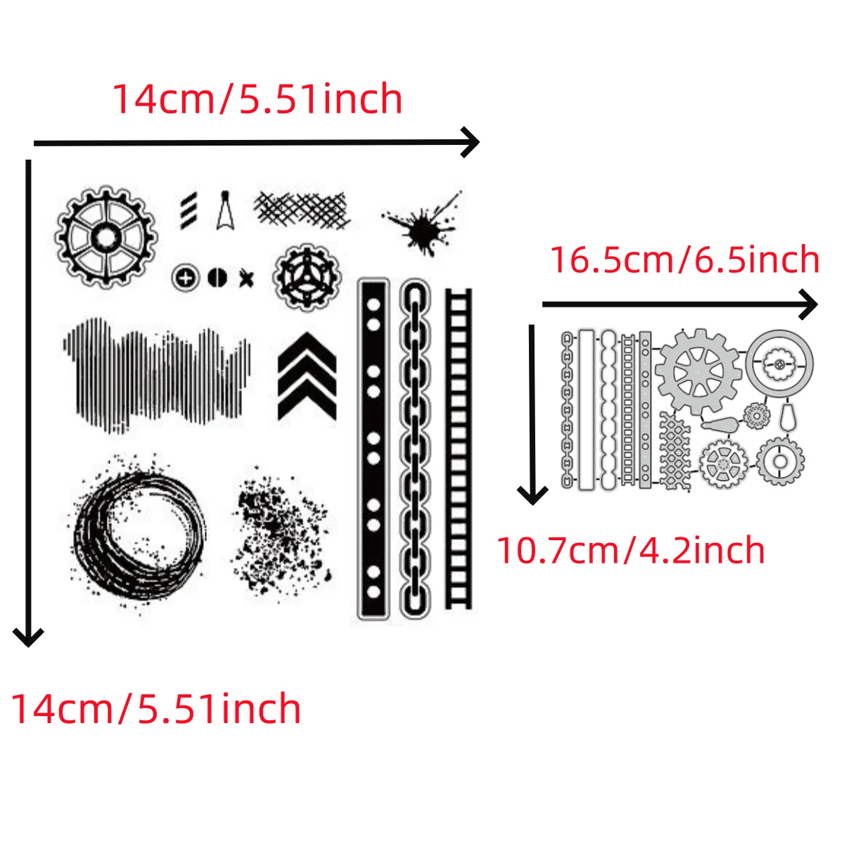 2025-2026 Weihnachten Metall Stanzformen und Stempel Schablonen für DIY Scrapbooking Fotoalbum gestanztes Prägepapier
