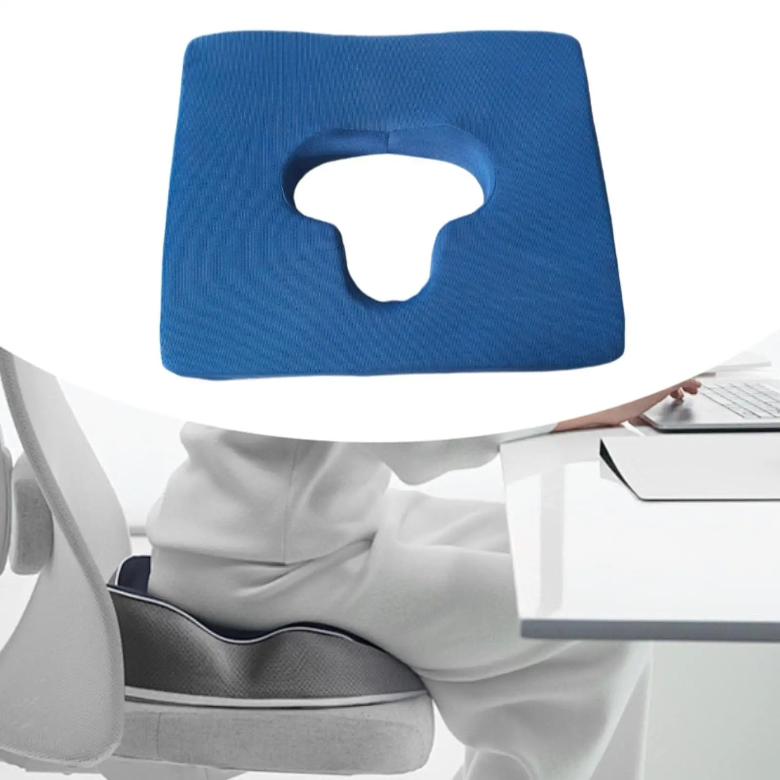 Breathable Hollow Chair Cushion Ergonomic Sitting Pad for Elderly Adults and Office Use Cool Lounger Mat