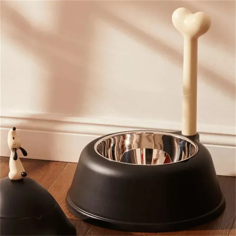 i cat dog food basin pet drinking b owl grain stor age sna ck sto age buc ket creative chi ldlike des ign
