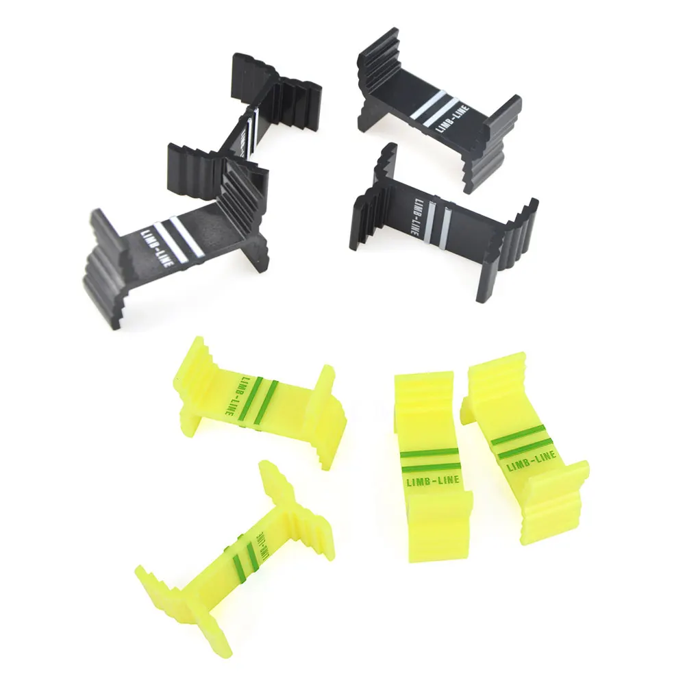 4 pièces arc classique ligne centrale membres d'arc réglables Module de ligne centrale détecteur de calibrage outil de tir à l'arc Longbow