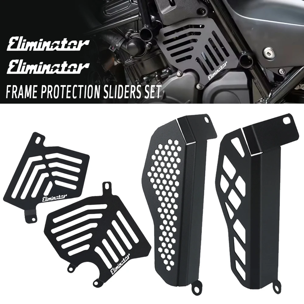 

2025 Engine Cylinder Head Valve Engine Cover FOR Kawasaki Eliminator 500 2024-2026 Clutch Decorative Frame Sliders Protector Set