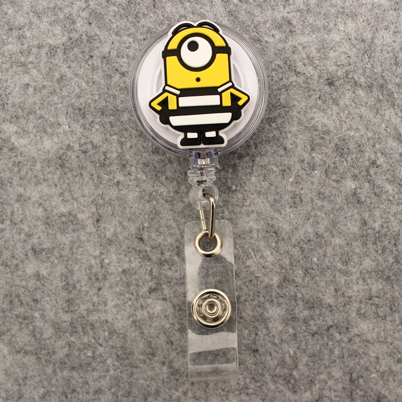 Cartoon Funny Boys Style Retractable Badge Reel For Nurse Doctor Card Holder Office Hospital Supplies Boy Girl Name Card