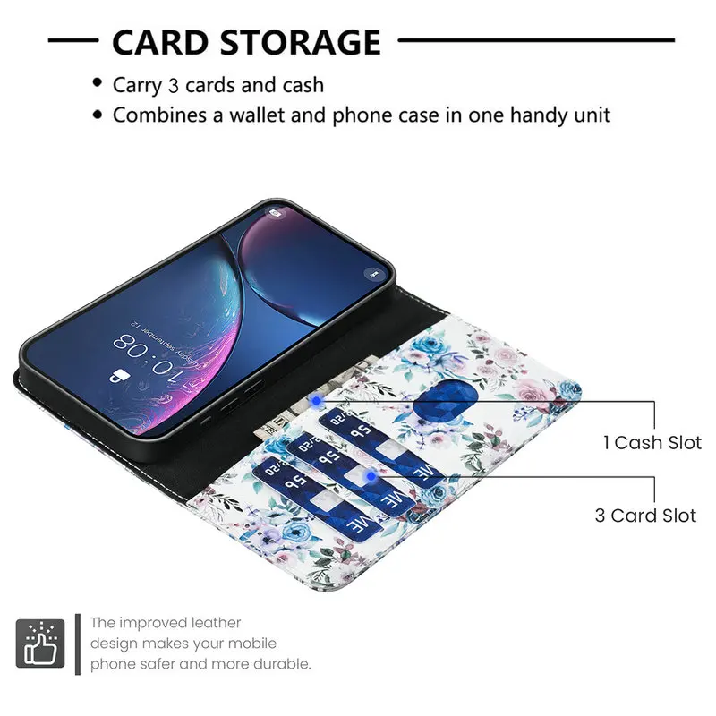 Pova 6 Pro 5G Flip Case For Tecno Camon 30 3D Emboss Floral Leather Wallet Funda Spark 20C 30C 30 Pro Go 2024 Book Cover