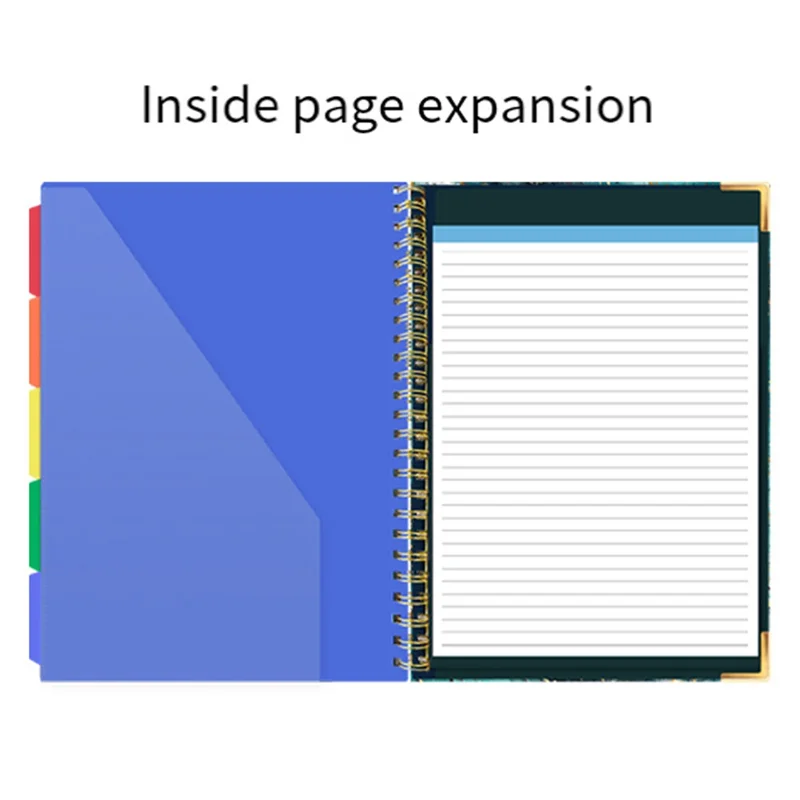 Upgraded Clipboards With Storage Clipboards Folder With 10 Pockets And Refillable Lined Notepad For Paper Size 8.5Inch X 11Inch