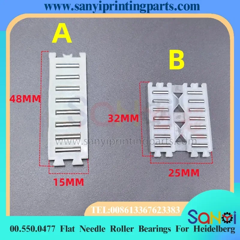 

5 шт. 00.550.0477 FF2515 Heidelberg плоские игольчатые роликоподшипники для печатной машины
