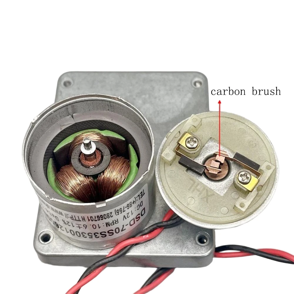 3530 Square Gear Motor 7-shaped Reduction Motor DC3.7-14.4V All-metal Gear Motor High-torque Reduction Brushed Motor with Cable