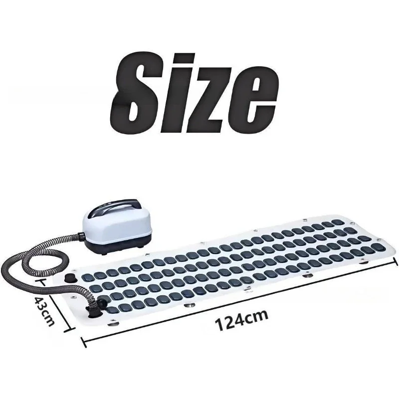 Summer Electric Bathtub Bubble Massage Mat Waterproof Anti-slip Body Spa Air BathGoods in stock