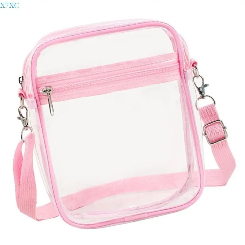 

X7XC Clear Handag for Women PVC Crossbody Bag Trend Shoulder Bag Small Concert Bag