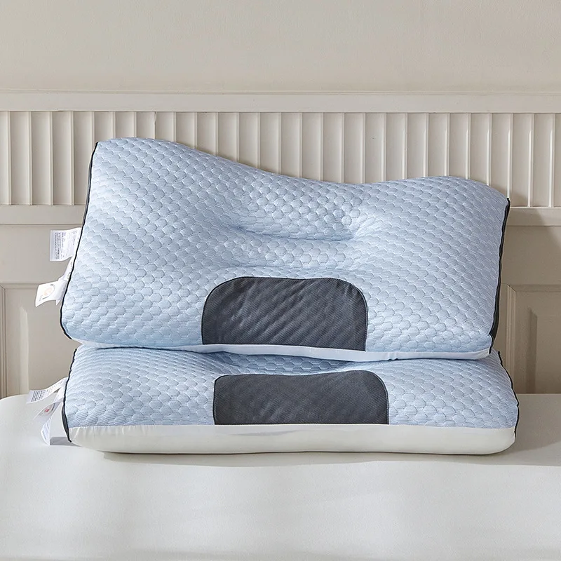 Summer Sleeping Pillows Neck Pillow Cervical Orthopedic Comfortable Side Sleeping Bedroom Bed Ergonomic Cooling Pillow Core New
