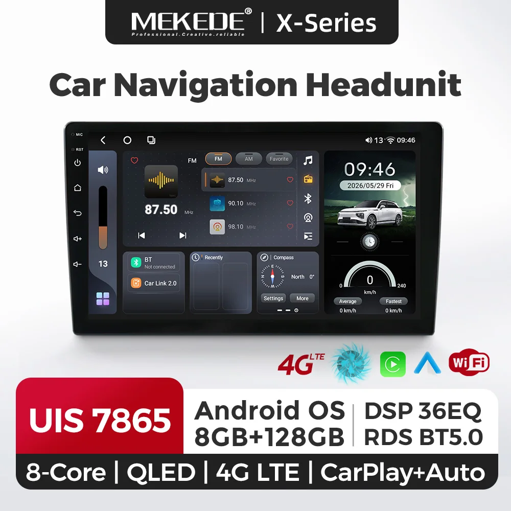 MEKEDE X10 X20 X30 X40 UIS7865 8 Core Android 15 2K QLED 360 Camera Wireless Car Play Universal 2 Din Car Radio