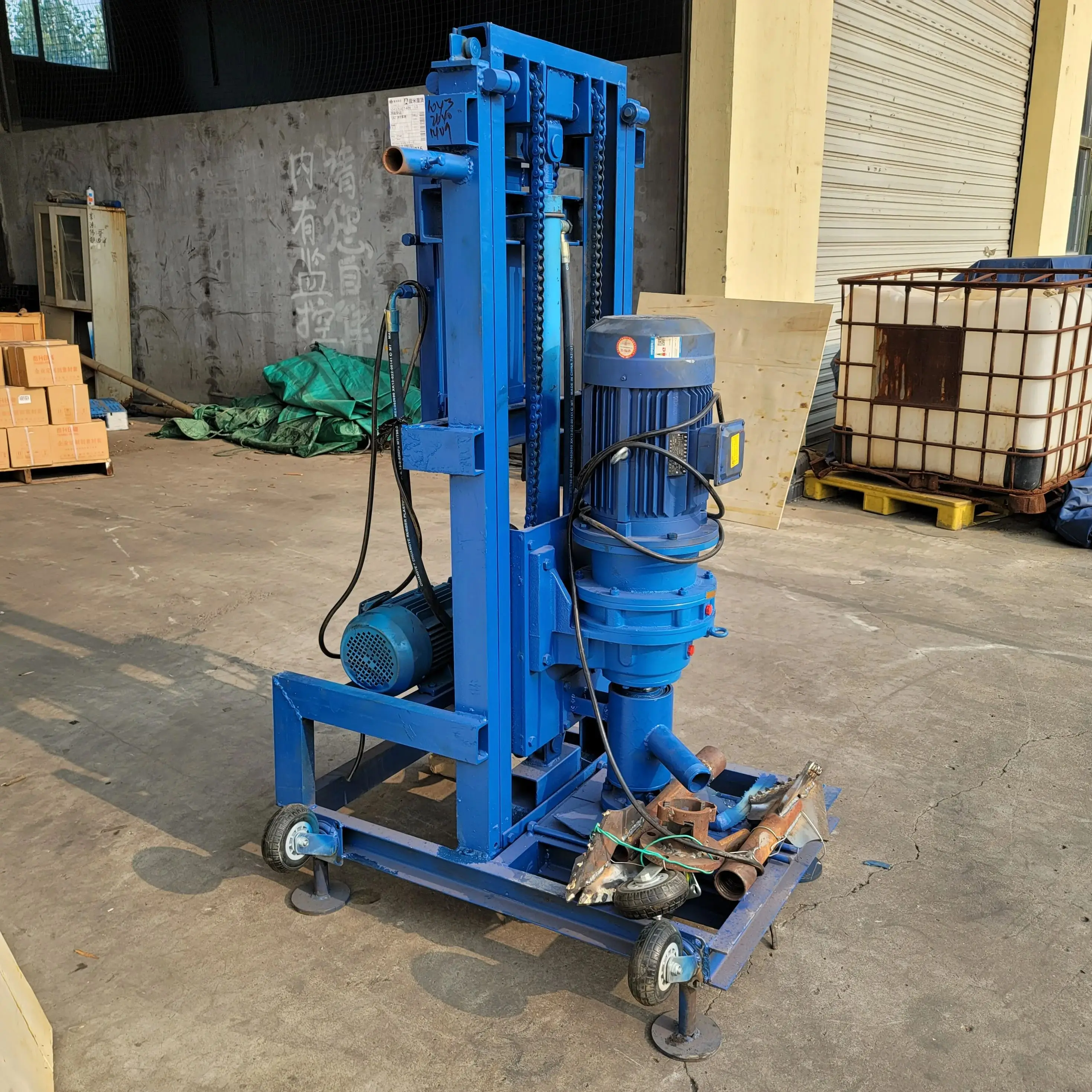 

Customized Lightweight Hydraulic Electric Borehole Drilling Rig Portable Mini Handheld Water Well Machine 100m Home For Sale