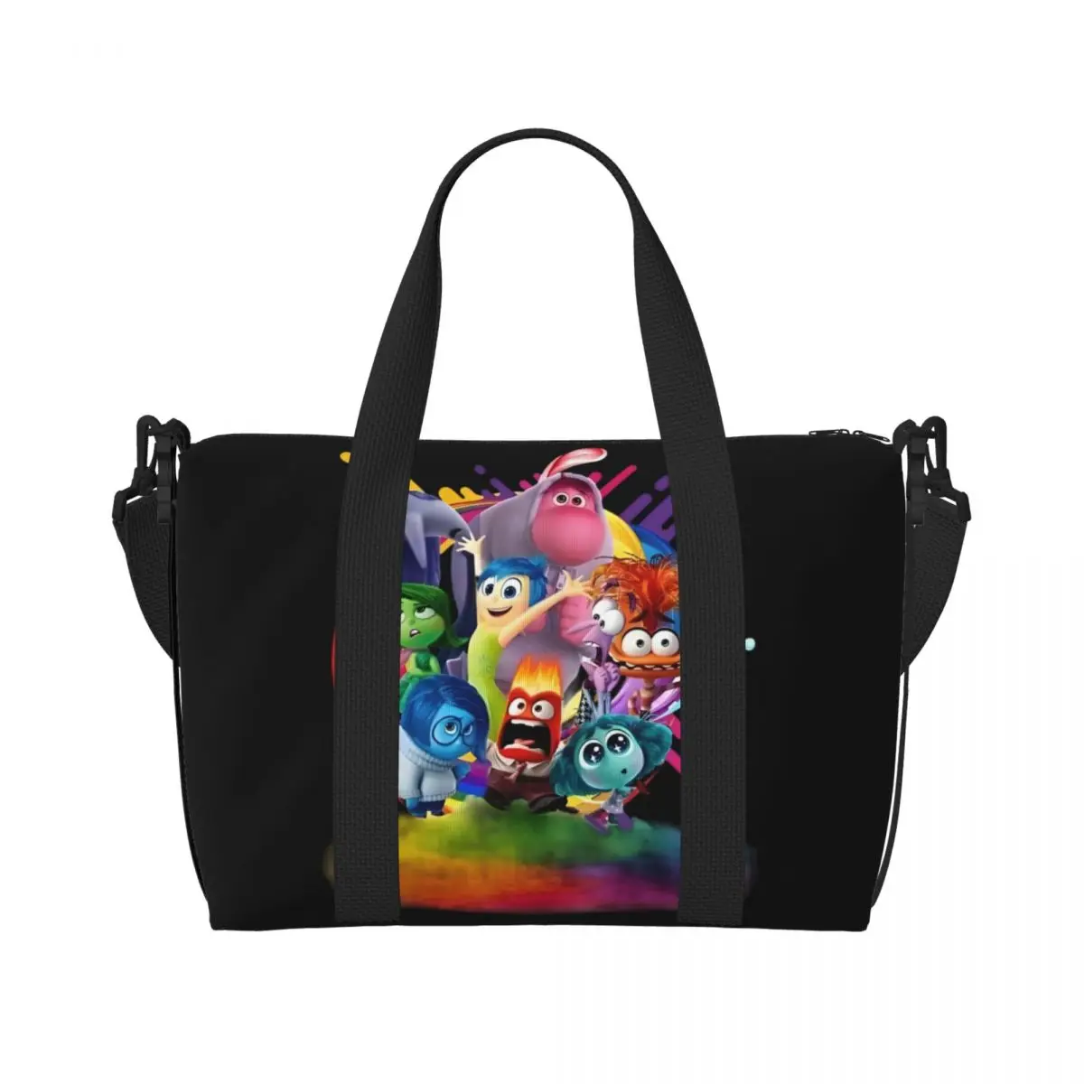 

Индивидуальная пляжная сумка-тоут для женщин, милые мультяшные пляжные дорожные сумки с большим отделением для спортзала